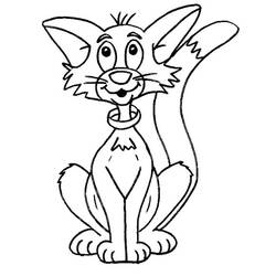 Coloring page: Cat (Animals) #1835 - Free Printable Coloring Pages