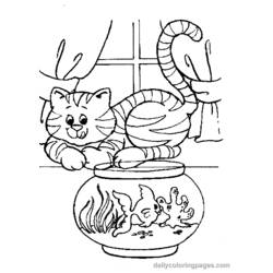Coloring page: Cat (Animals) #1859 - Free Printable Coloring Pages