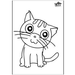 Coloring page: Cat (Animals) #1864 - Free Printable Coloring Pages
