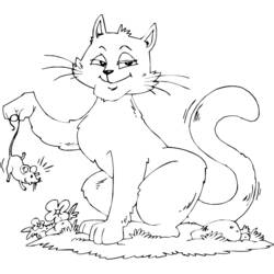Coloring page: Cat (Animals) #1866 - Free Printable Coloring Pages