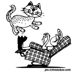 Coloring page: Cat (Animals) #1892 - Free Printable Coloring Pages