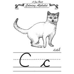 Coloring page: Cat (Animals) #1915 - Free Printable Coloring Pages