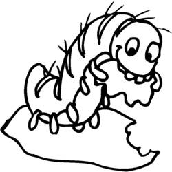 Coloring page: Caterpillar (Animals) #18225 - Free Printable Coloring Pages