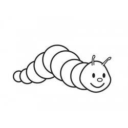 Coloring page: Caterpillar (Animals) #18226 - Printable coloring pages