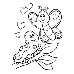 Coloring page: Caterpillar (Animals) #18230 - Printable coloring pages