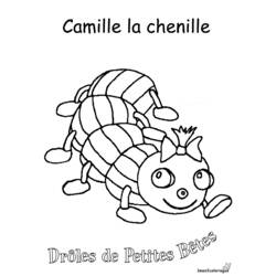 Coloring page: Caterpillar (Animals) #18309 - Free Printable Coloring Pages