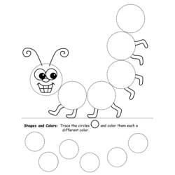 Coloring page: Caterpillar (Animals) #18311 - Free Printable Coloring Pages