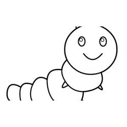 Coloring page: Caterpillar (Animals) #18356 - Printable coloring pages
