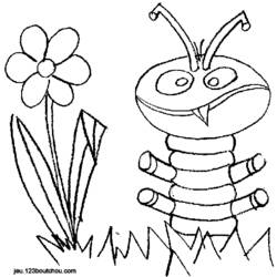 Coloring page: Caterpillar (Animals) #18358 - Free Printable Coloring Pages