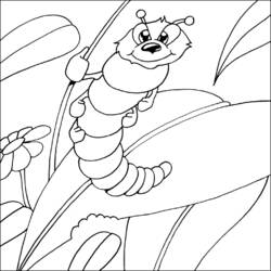 Coloring page: Caterpillar (Animals) #18367 - Free Printable Coloring Pages