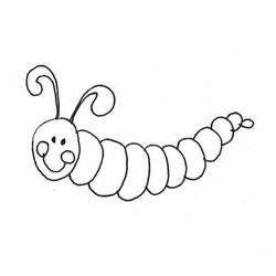 Coloring page: Caterpillar (Animals) #18416 - Free Printable Coloring Pages
