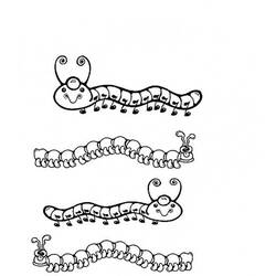 Coloring page: Caterpillar (Animals) #18417 - Free Printable Coloring Pages