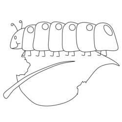 Coloring page: Caterpillar (Animals) #18421 - Free Printable Coloring Pages