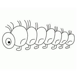 Caterpillar (Animals) coloring page #210389 to print and color