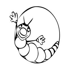 Caterpillar (Animals) coloring page #210392 to print and color