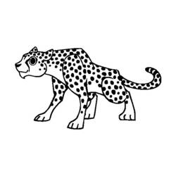 Coloring page: Cheetah (Animals) #7892 - Printable coloring pages
