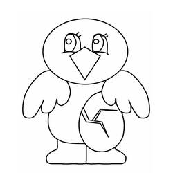 Coloring page: Chick (Animals) #15366 - Free Printable Coloring Pages