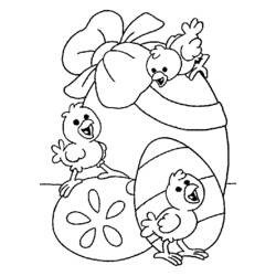 Coloring page: Chick (Animals) #15381 - Free Printable Coloring Pages
