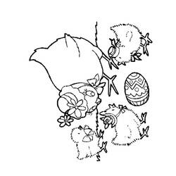 Coloring page: Chick (Animals) #15382 - Free Printable Coloring Pages