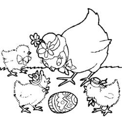Coloring page: Chick (Animals) #15408 - Free Printable Coloring Pages