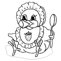 Coloring page: Chick (Animals) #15411 - Free Printable Coloring Pages