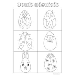 Coloring page: Chick (Animals) #15442 - Free Printable Coloring Pages
