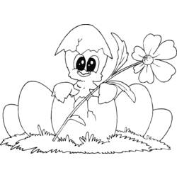 Coloring page: Chick (Animals) #15459 - Free Printable Coloring Pages