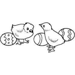 Coloring page: Chick (Animals) #15481 - Free Printable Coloring Pages