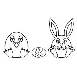 Coloring page: Chick (Animals) #15482 - Free Printable Coloring Pages
