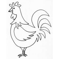 Coloring page: Chicken (Animals) #17236 - Free Printable Coloring Pages
