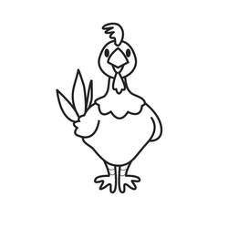 Coloring page: Chicken (Animals) #17252 - Free Printable Coloring Pages