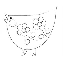 Coloring page: Chicken (Animals) #17260 - Free Printable Coloring Pages