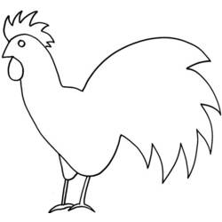 Coloring page: Chicken (Animals) #17273 - Printable coloring pages