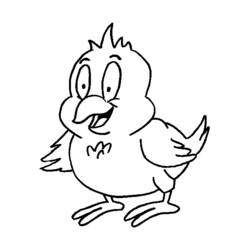 Coloring page: Chicken (Animals) #17330 - Printable coloring pages