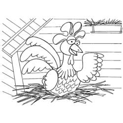 Coloring page: Chicken (Animals) #17336 - Free Printable Coloring Pages