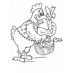 Coloring page: Chicken (Animals) #17346 - Free Printable Coloring Pages