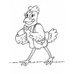 Coloring page: Chicken (Animals) #17356 - Free Printable Coloring Pages