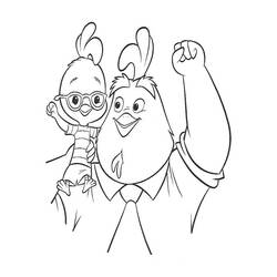 Coloring page: Chicken (Animals) #17366 - Free Printable Coloring Pages