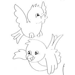 Coloring page: Chicks (Animals) #20105 - Printable coloring pages