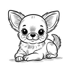 Chihuahua (Animals) coloring page #219802 to print and color