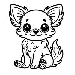 Chihuahua (Animals) coloring page #219804 to print and color