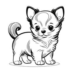 Chihuahua (Animals) coloring page #219807 to print and color