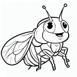Cicada (Animals) coloring page #187681 to print and color