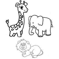 Coloring page: Circus animals (Animals) #20785 - Printable coloring pages