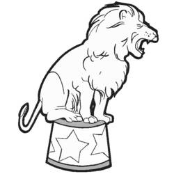 Coloring page: Circus animals (Animals) #20799 - Printable coloring pages