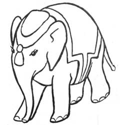Coloring page: Circus animals (Animals) #20826 - Free Printable Coloring Pages