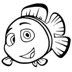 Clownfish (Animals) coloring page #218328 to print and color