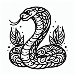 Cobra (Animals) coloring page #212657 to print and color
