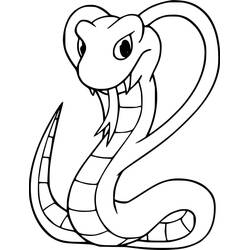 Cobra (Animals) coloring page #212676 to print and color
