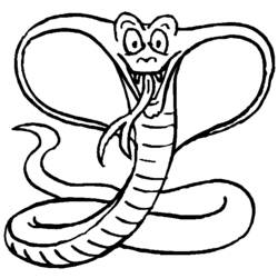 Coloring page: Cobra (Animals) #3224 - Printable coloring pages